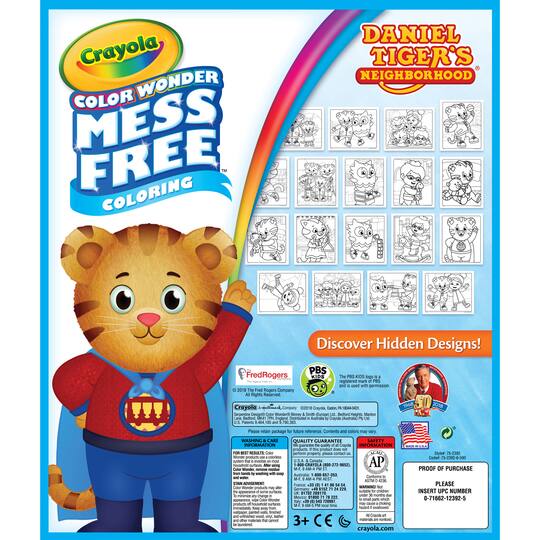 Buy The Crayola Color Wonder Mess Free Refill Book Daniel Tiger S Neighborhood At Michaels